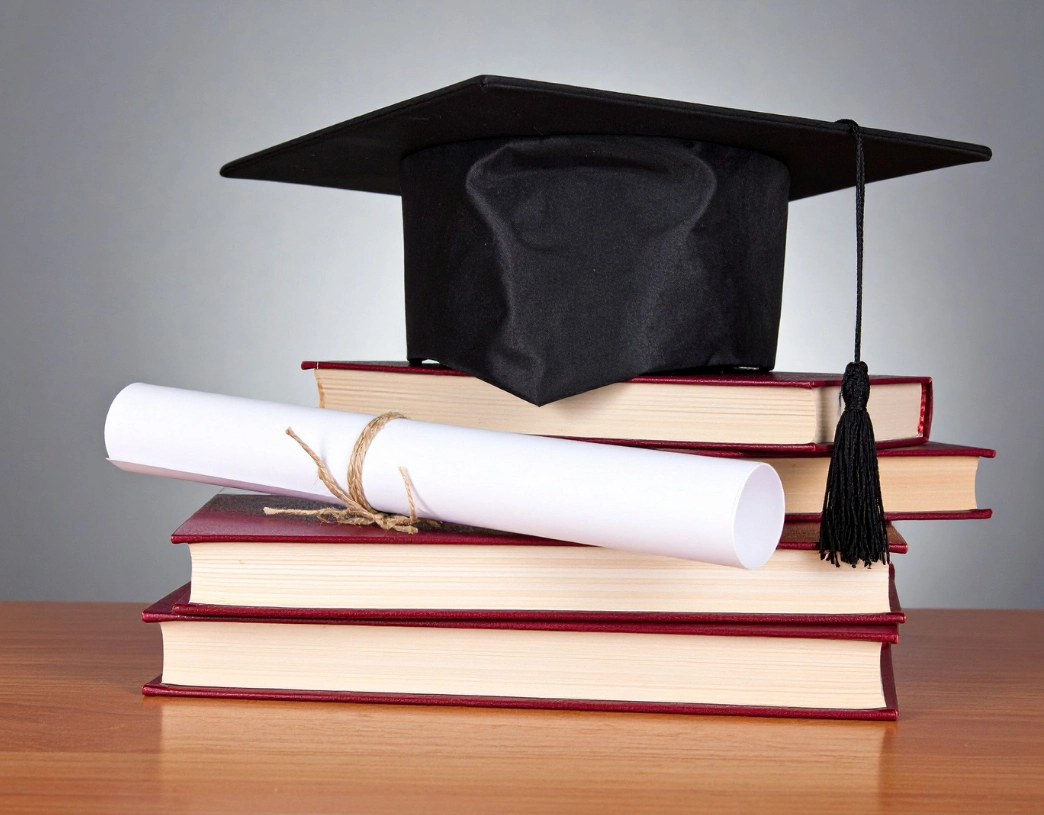 diplome webp photo représentant des livres et un diplome de psychologie